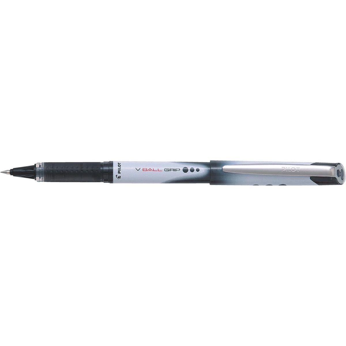 Pilot - Tintenroller V-Ball Grip fein schwarz