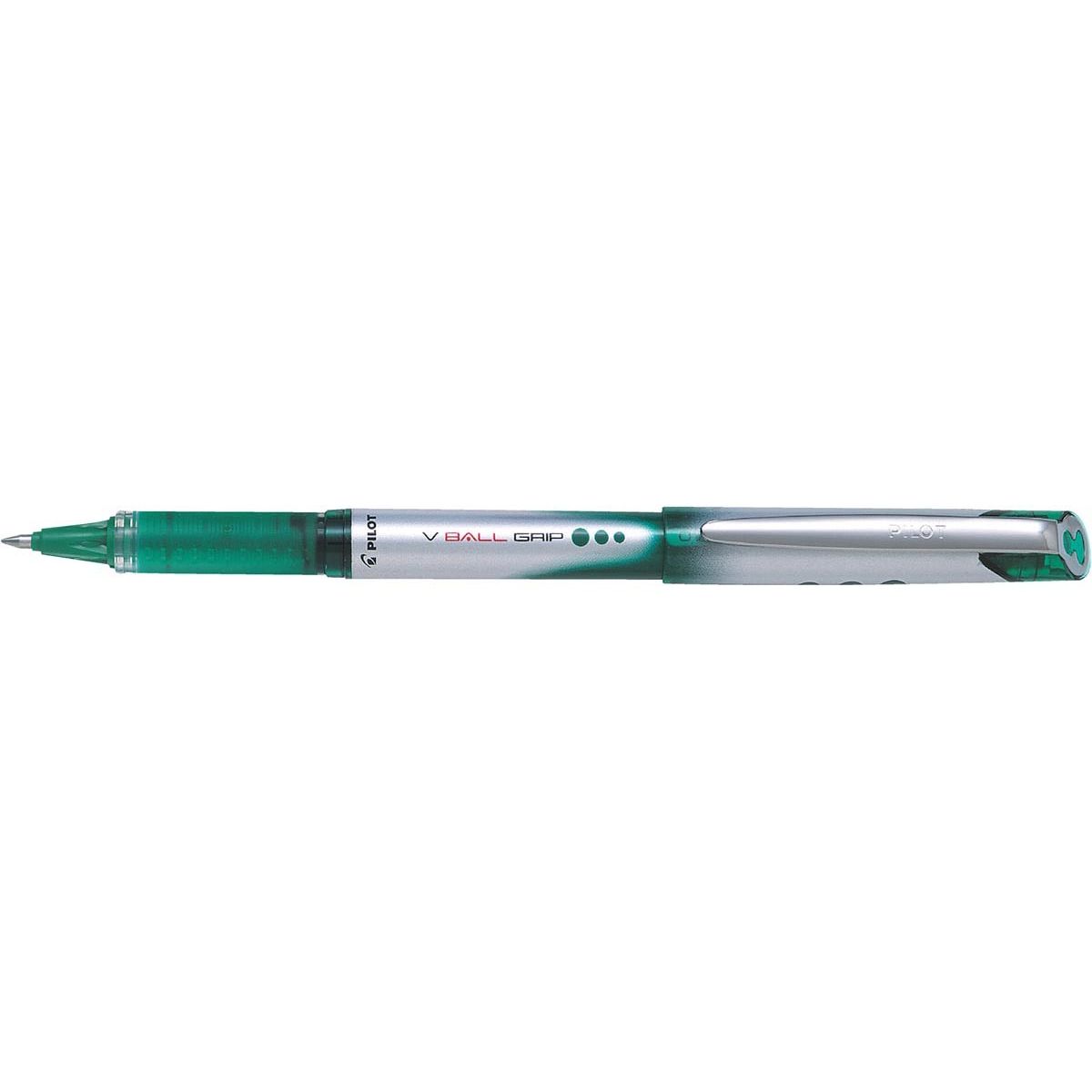 Pilot -  roller V-BALL Grip, medium punt 0,7 mm, groen