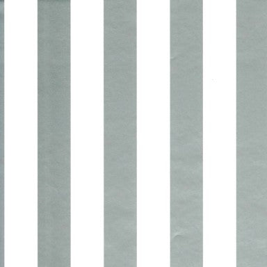 Klika - Cadeaupapier - Geschenkpapier - Silver stripes on glossy white 30 cm