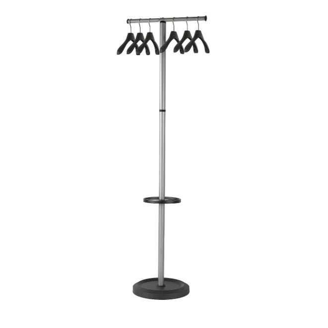 Sin marca - Perchero de pie, con 6 perchas negras