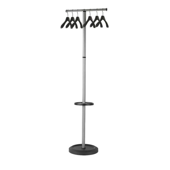 Sin marca - Perchero de pie, con 6 perchas negras