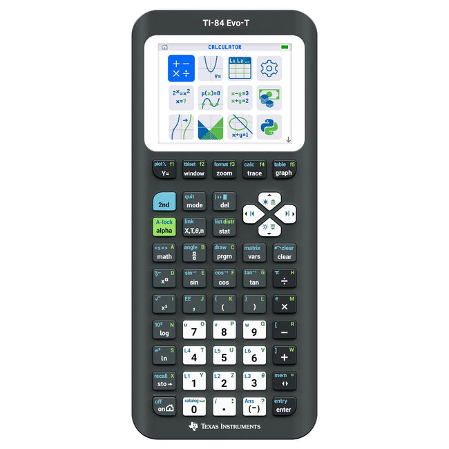 Texas Instruments -  Rekenmachine texas ti-84 evo-t zwart