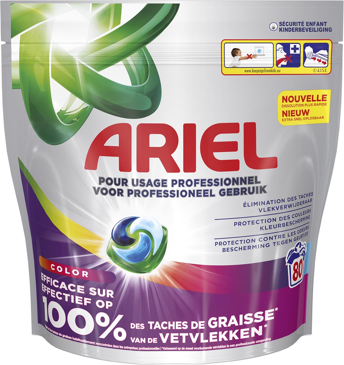 Ariel -  Pro pods wascapsules, Color, pak van 80 stuks