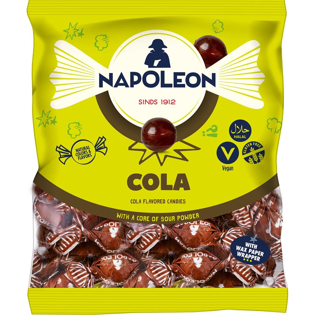Napoleon -  snoepjes cola, zak van 1 kg
