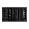 Pavo - Caja insertable para monedas 330x183x20mm negro