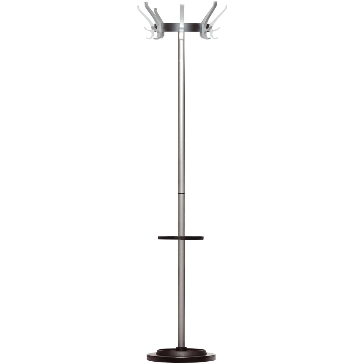 Unilux -  kapstok Cypres, hoogte 170 cm, 8 kledinghaken, met parapluhouder