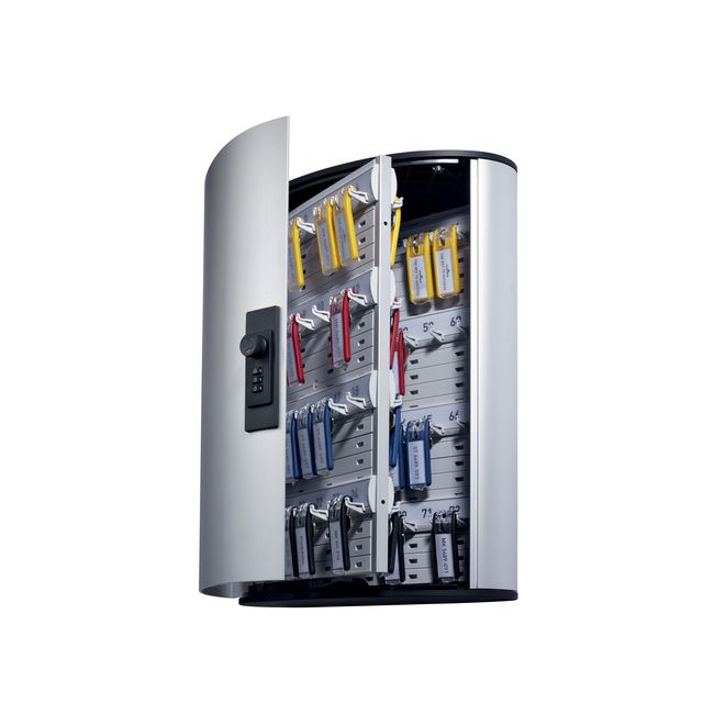 Durable - Armario para llaves con 72 ganchos y cerradura de combinación