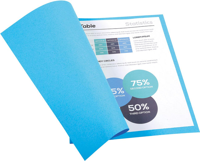 Exacompta -  dossiermap Forever 180, ft A4, pak van 100, felblauw (afbeelding 2)