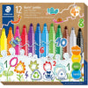 Staedtler - Feutre Noris 328 JUMBO, 12 marqueurs