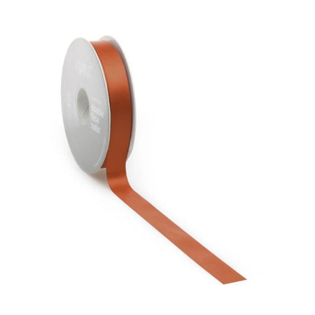 Satinband PREMIUM Double Face 16 mm x 25 Meter Brique / Rost