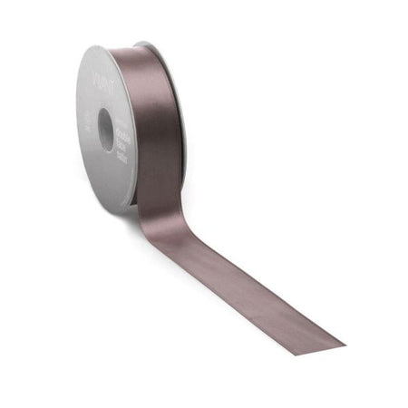 Satijnlint PREMIUM Double face 25mm x 25 meter dark rose