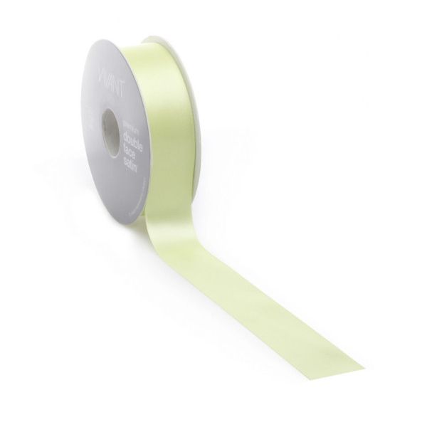 Satijnlint PREMIUM Double face 16mm x 25 meter Anis