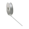 Nastro in raso PREMIUM Double face 10mm x 25 metri argento