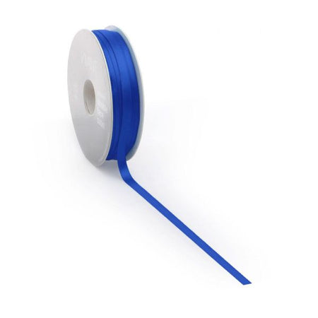 Satin ribbon PREMIUM Double face 25mm x 25 meters blue
