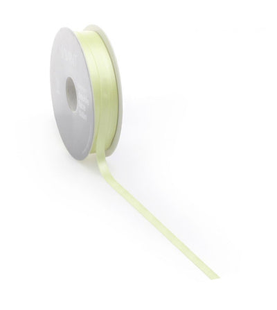 Satinband PREMIUM Double Face 10 mm x 25 Meter anis