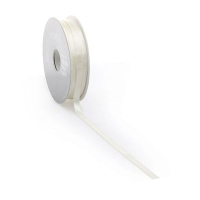 Satijnlint PREMIUM Double face 16mm x 25 meter beige / natural