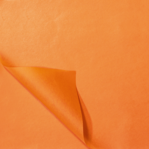 Fiche | tissus de soie | papier | 50x70cm | orange | 100 feuilles