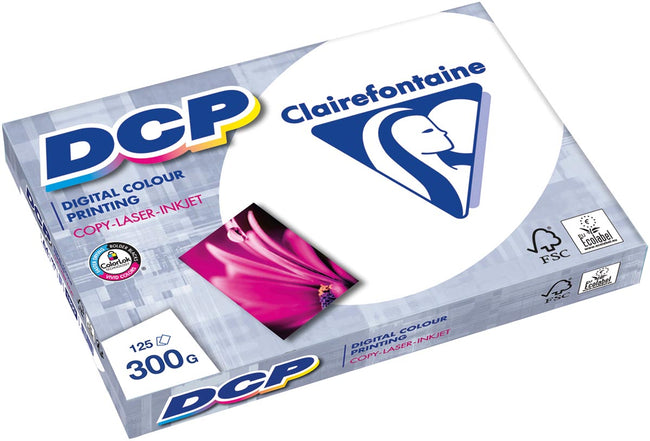 Clairefontaine -  DCP presentatiepapier A4, 300 g, pak van 125 vel