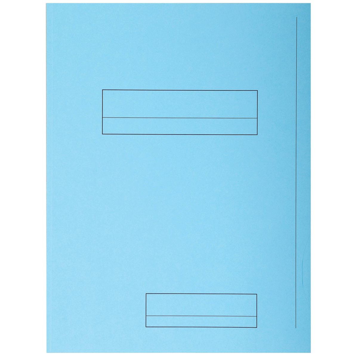 Exacompta - Aktenordner Super 210, Packung à 50 Stück, blau