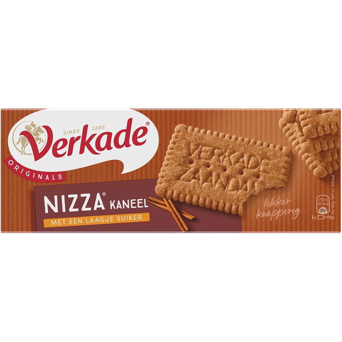 Verkade - Biscotti Nizza alla cannella, confezione da 240 grammi