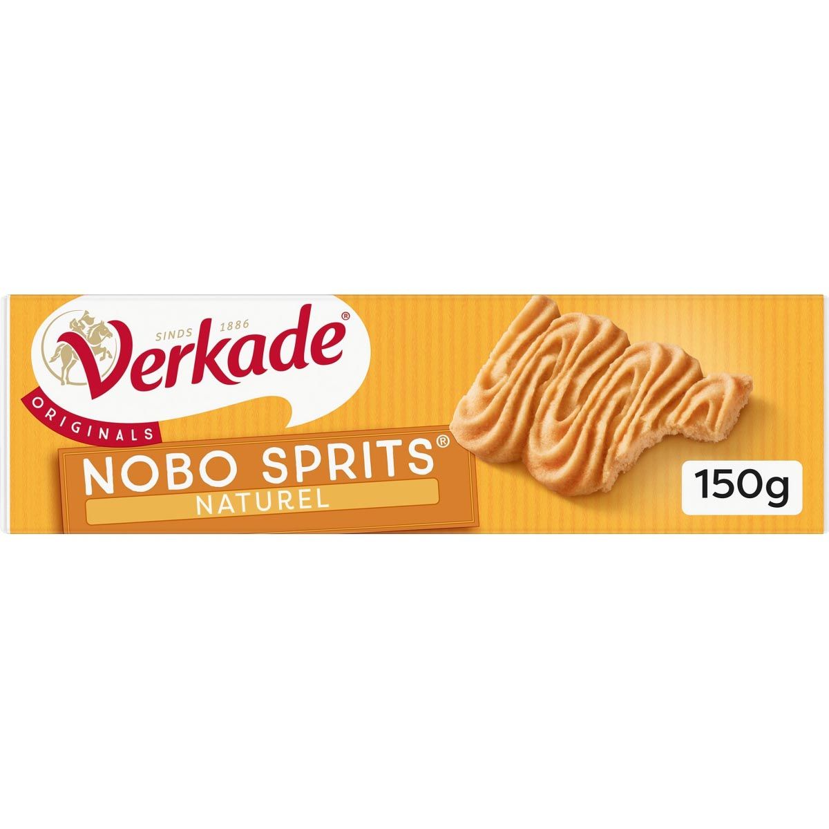 Verkade -   Sprits koekjes natural, pak van 150 gram