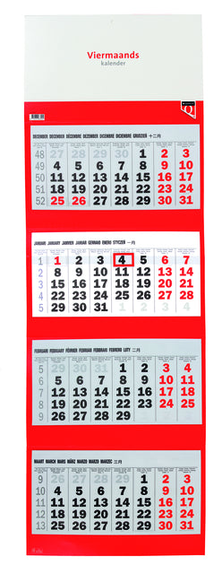 Quantore -  4-maandskalender 2027