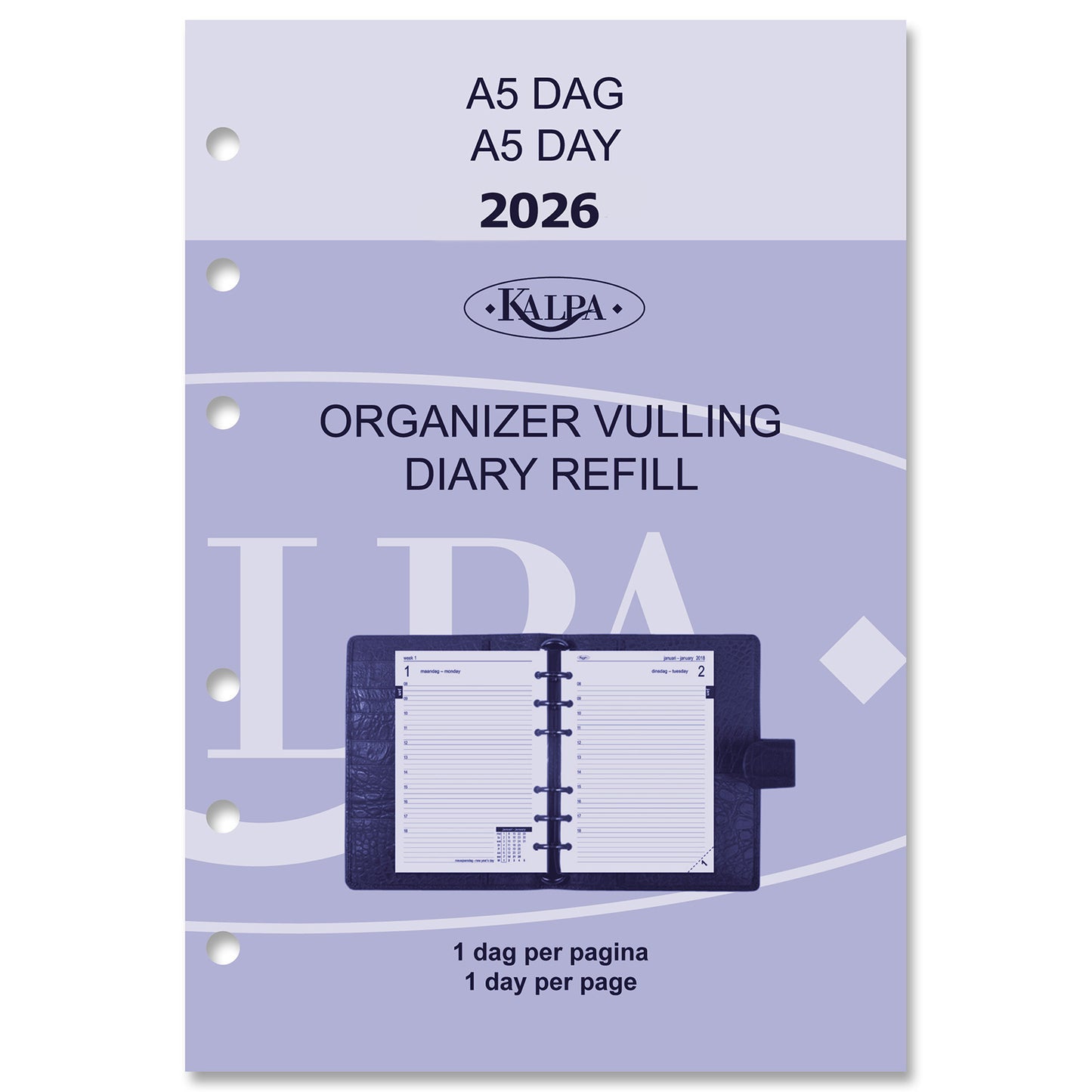 Kalpa -  Agendavulling 2027  a5 1dag/1pagina