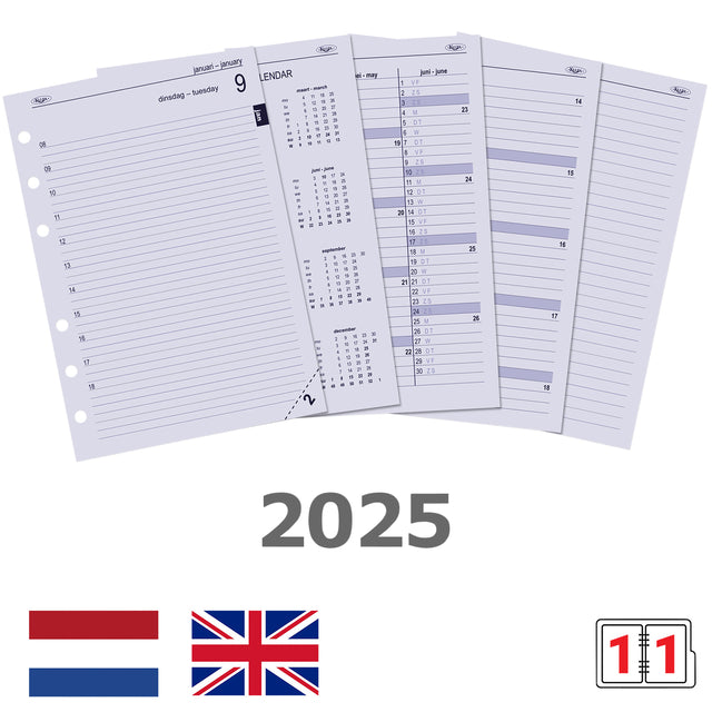 Kalpa - Agendavulling 2023 A5 1dag/1pagina