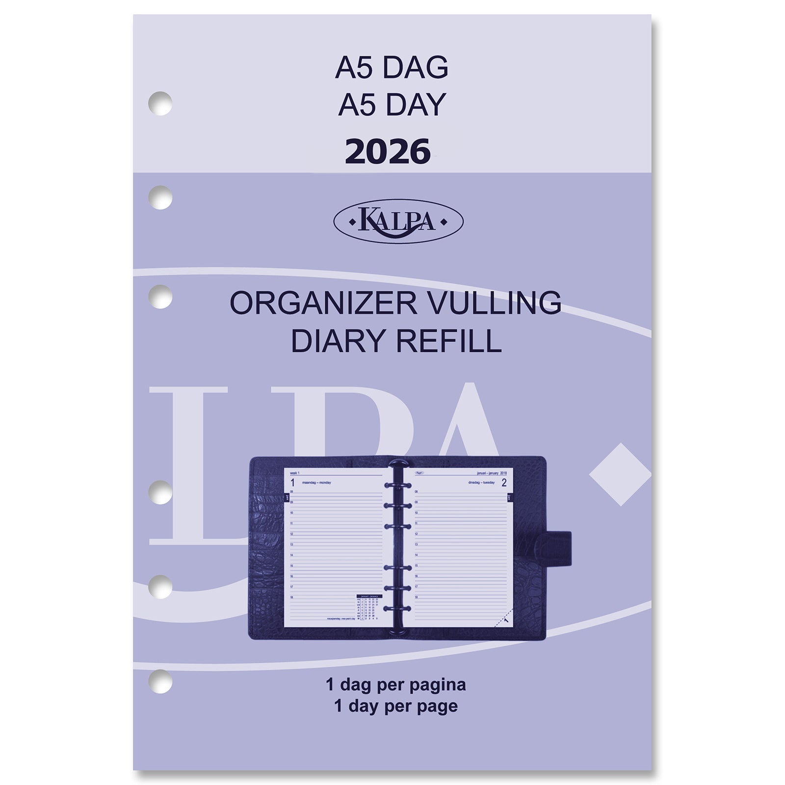 Kalpa - Diary refill 2026 A5 1 day/1 page