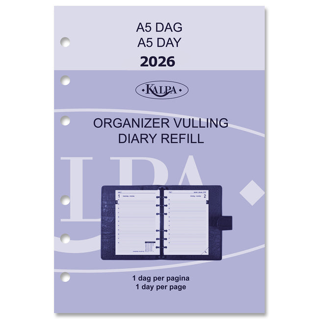 Kalpa - Ricarica diario 2026 A5 1 giorno/1 pagina