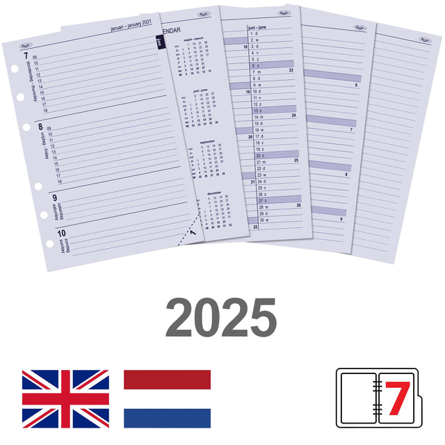 Kalpa - Agendavulling 2023 A5 7dagen/2pagina's