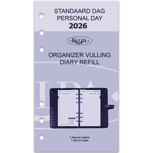 Kalpa -  Agendavulling 2027  personal 1dag/1pagina