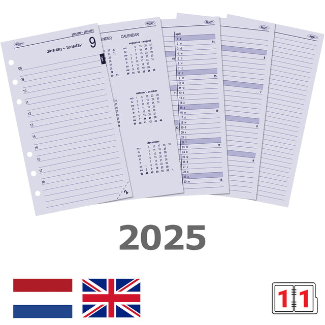 Kalpa - Agendavulling 2023 Personal 1dag/1pagina