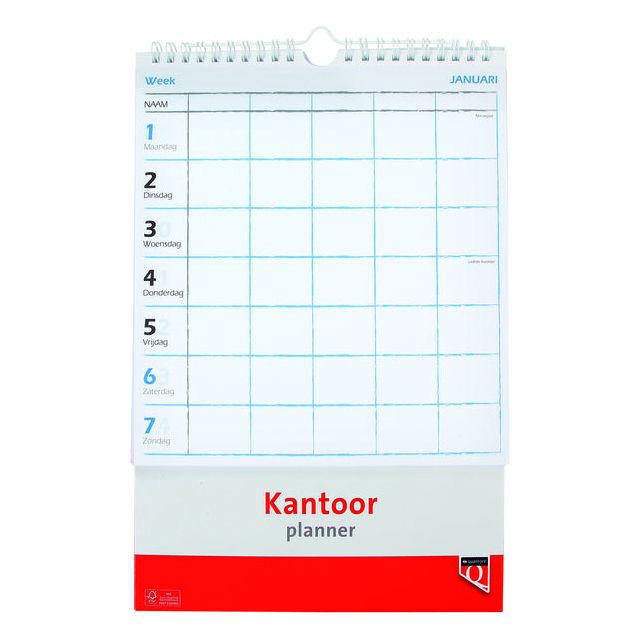 Quantore - Kantoorplanner 2025