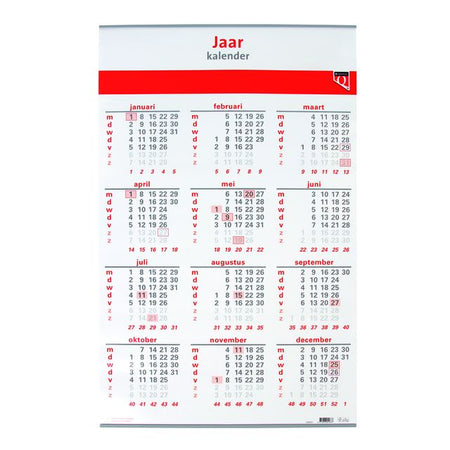 Quantore - Calendario anual 2026