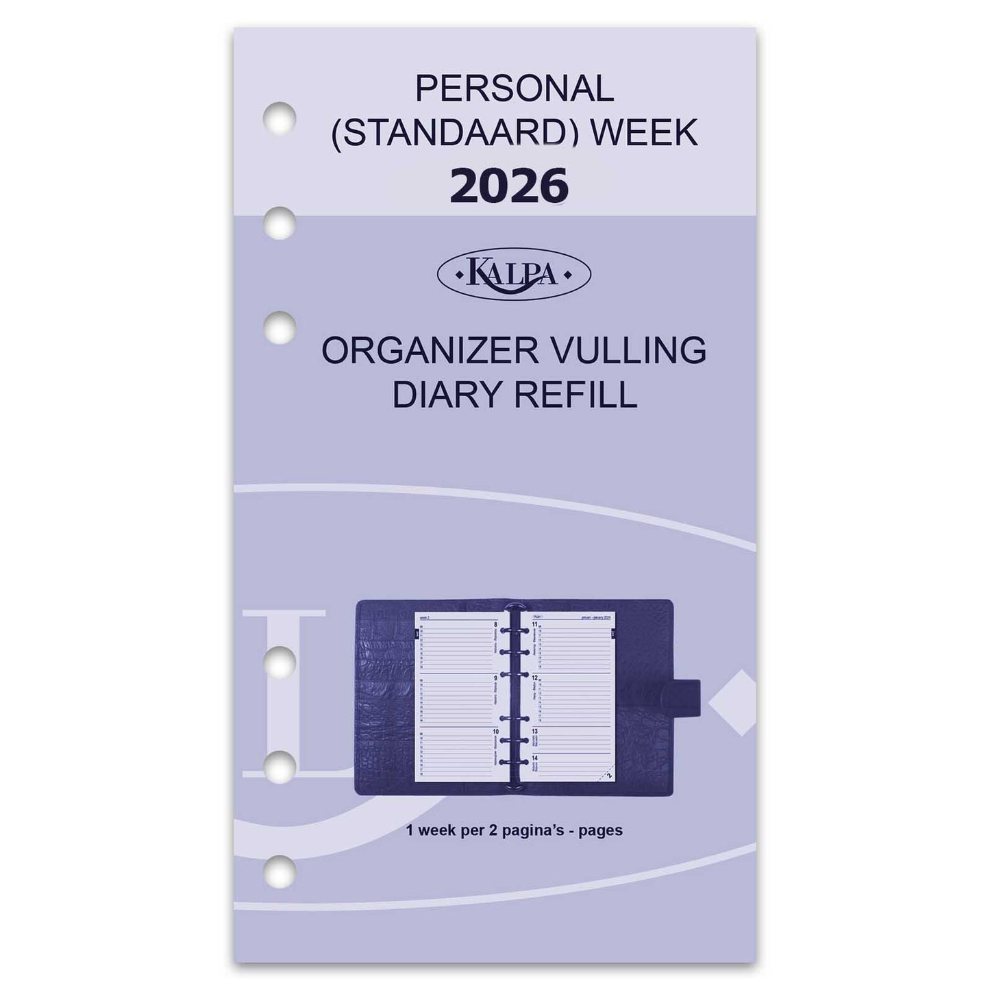Kalpa -  Agendavulling 2027  personal 7dagen/2pagina's