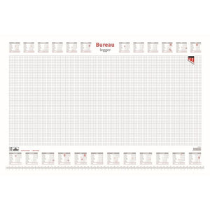 Quantore - Sous-main 2024 diamant 56,5X36CM blanc