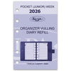 Kalpa – Agenda zum Füllen 2026, Tasche, 7 Tage/2 Seiten