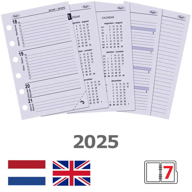 Kalpa - Agendavulling 2023 Pocket 7dagen/2pagina's