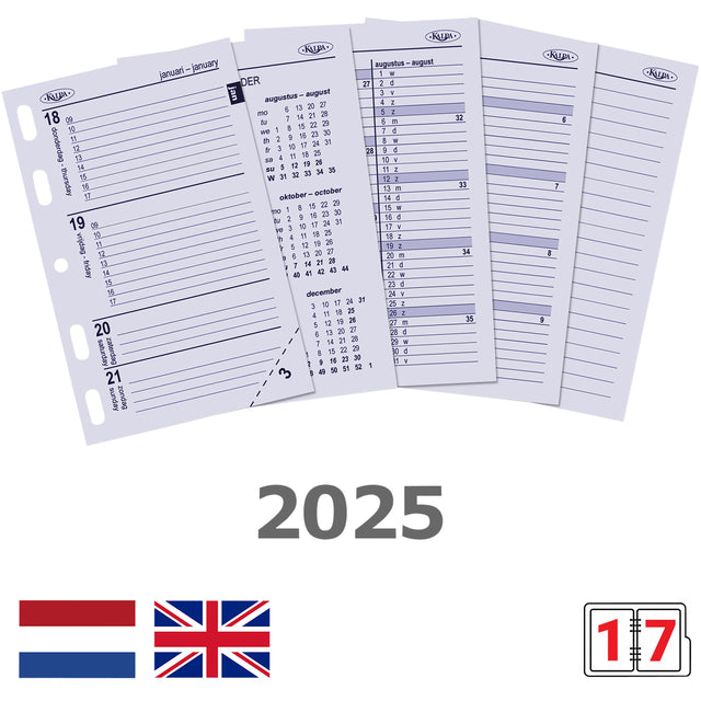 Kalpa - Agendavulling 2023 Mini 7dagen/2pagina's