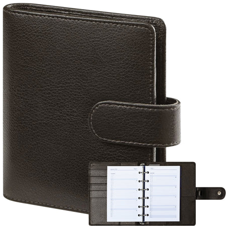 Kalpa – Organizer-Tasche inklusive Agenda 2025–2026, 7 Tage/2 Seiten, Keta-Braun