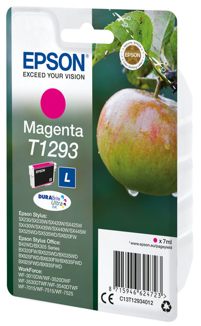 Epson -  Apple Singlepack Magenta T1293 DURABrite Ultra Ink