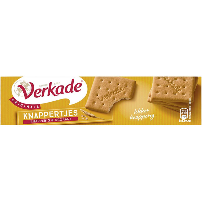 Verkade -   Knappertjes koekjes, pak van 220 gram