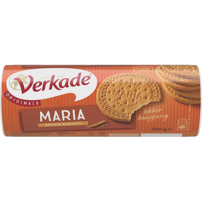 Verkade -   Maria koekjes, pak van 200 gram