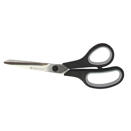 Quantore - Schere 210mm Softgrip schwarz | 12 Stück