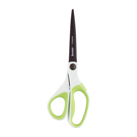 Scotch - Scissors 20cm titanium with large eye green blister