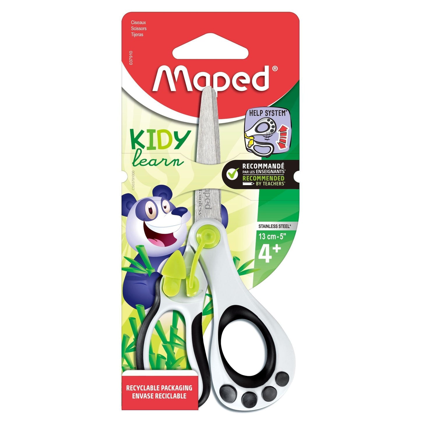 Maped - Tijera infantil Kidy Learn Koopy 13cm