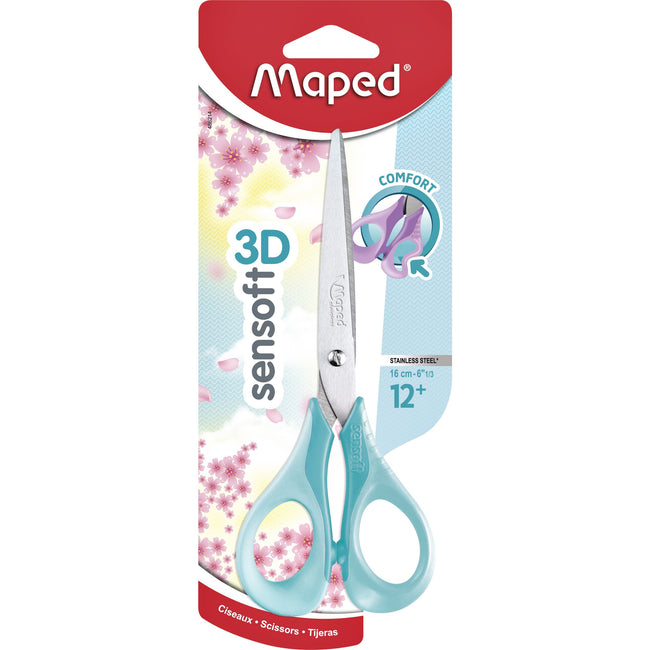 Maped -  Schaar Sensoft 16cm pastel assorti