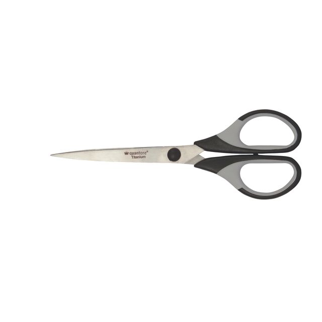 Quantore - Tijera 170mm mango titanio soft grip | 12 piezas