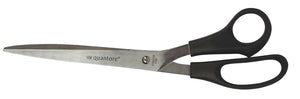 Quantore -  Schaar 250mm +plastic handvat zwart | 12 stuks